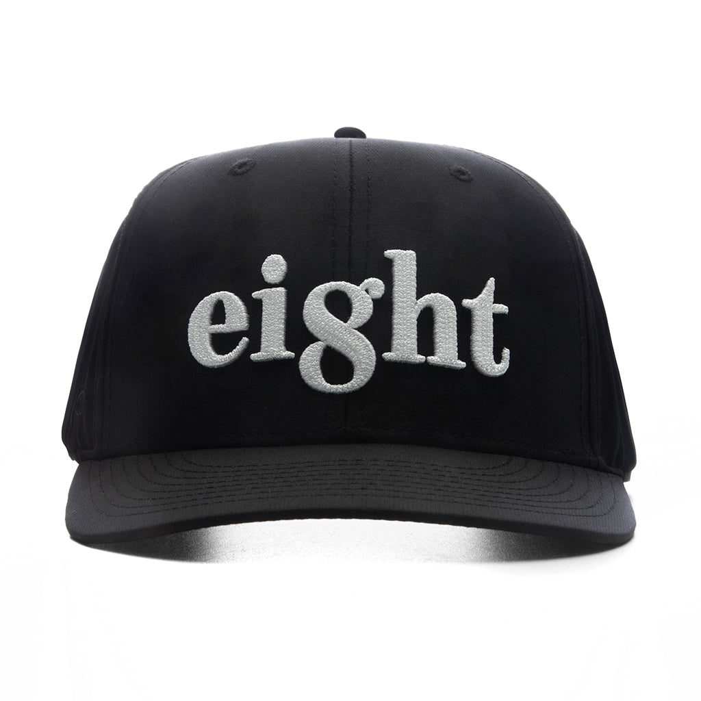 Black Pukka Hat with Eight Logo
