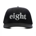 Black Pukka Hat with Eight Logo