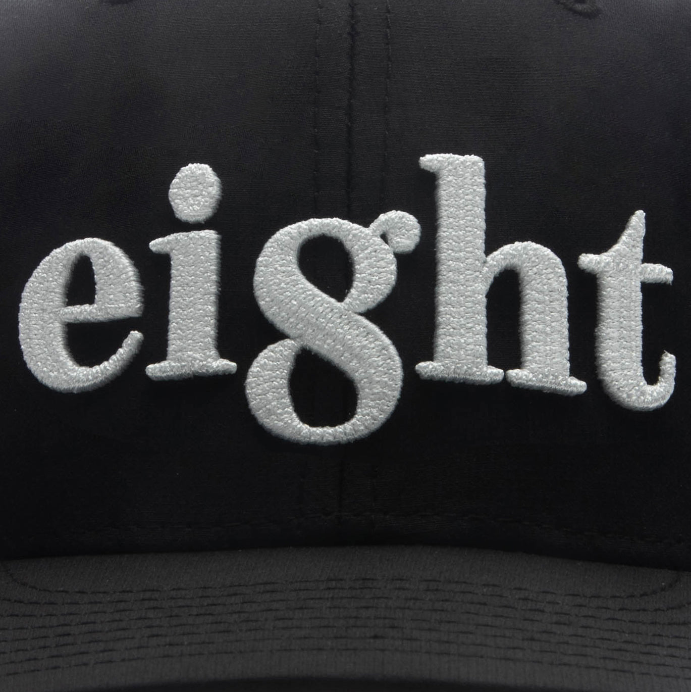 Black Pukka Hat with Eight Logo