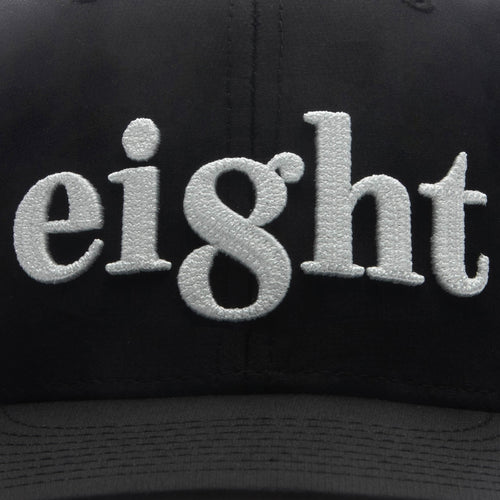 Black Pukka Hat with Eight Logo